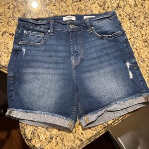 Kensie Indigo Jean Shorts